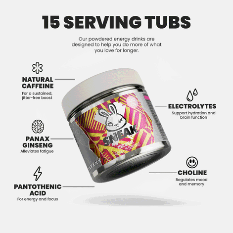 Sneak Energy 15 Serving Tub