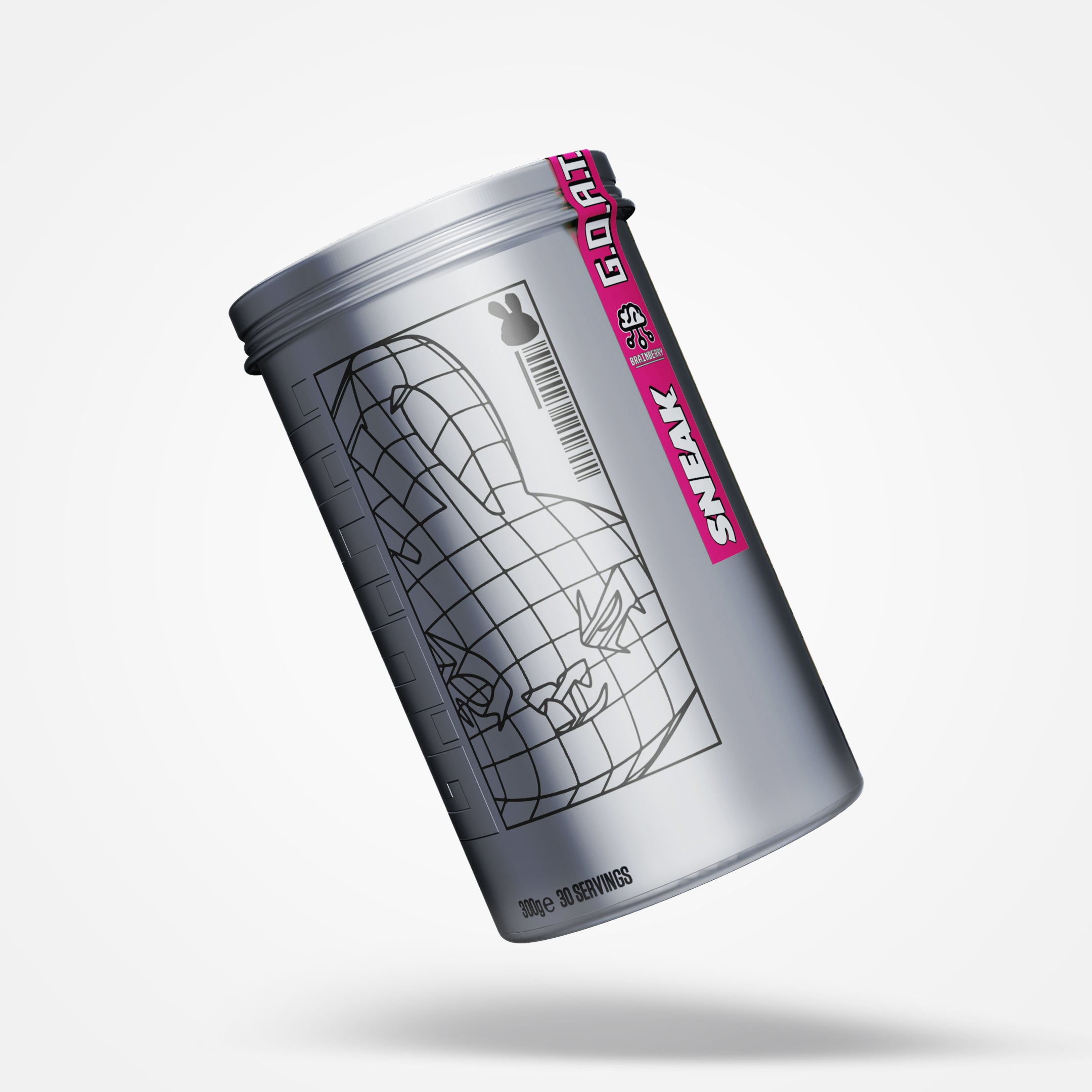 G.O.A.T Raspberry Lemonade – Nootropic Drink Powder – Sneak