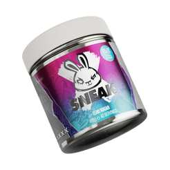 Blue raspberry energy drink tub