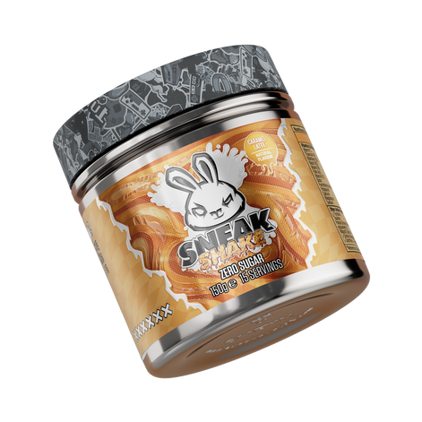 Caramel Latte energy shake tub
