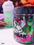 Neon punch energy drink and tub