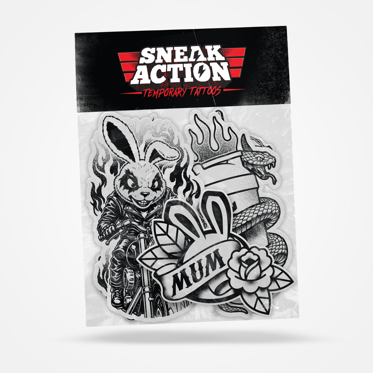 Action Heroes Temporary Tattoos