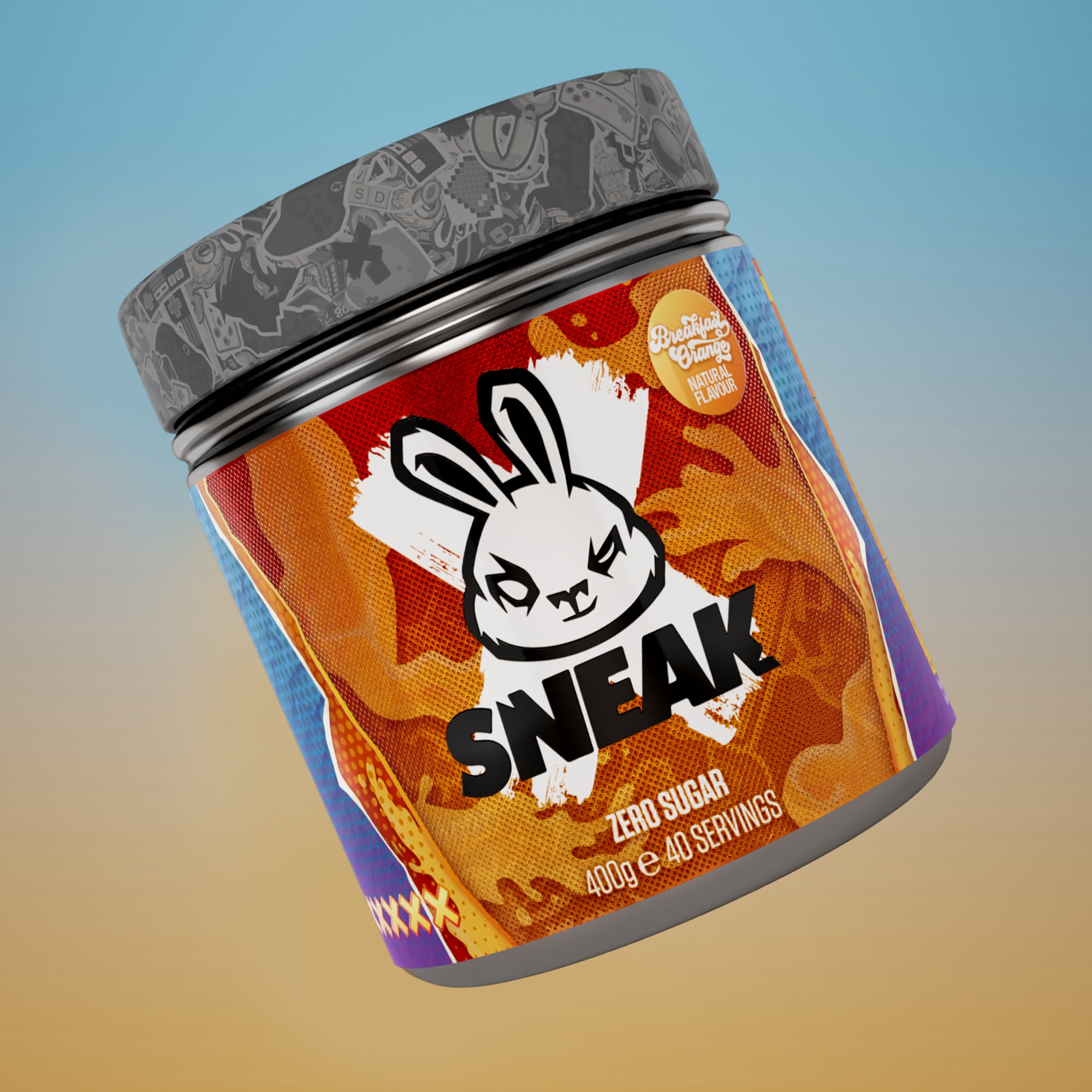 Breakfast Orange Orange Energy Drink Powder Sneak