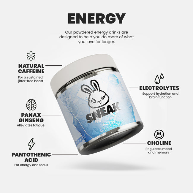 Cloudy lemonade energy drink tub