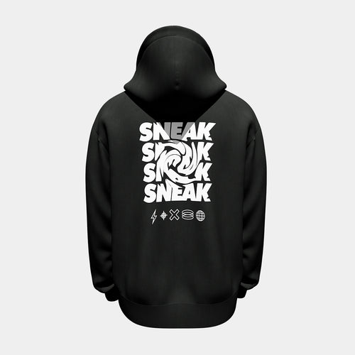 Black sneak hoodie