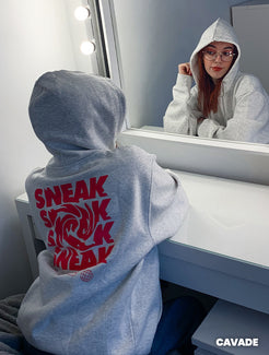 Grey sneak hoodie