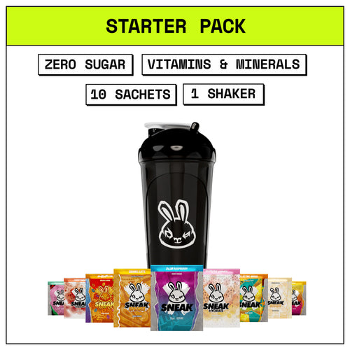 FUEL YOUR DAY WITH SNEAK STARTER PACK