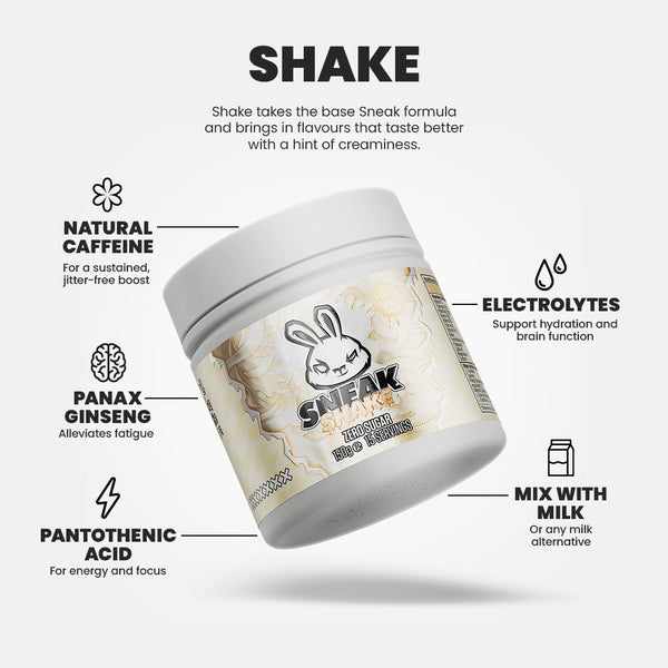 Vanilla Energy Shake – Vanilla Milk Shake Powder – Sneak
