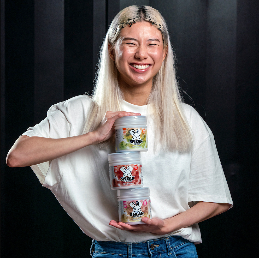 FUEL DIFFERENT. <br>
[START-HIGHLIGHT]DRINK SNEAK.[END-HIGHLIGHT]