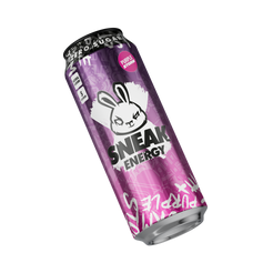 Purple storm energy drink cans