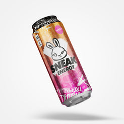 tropical energy drink cans