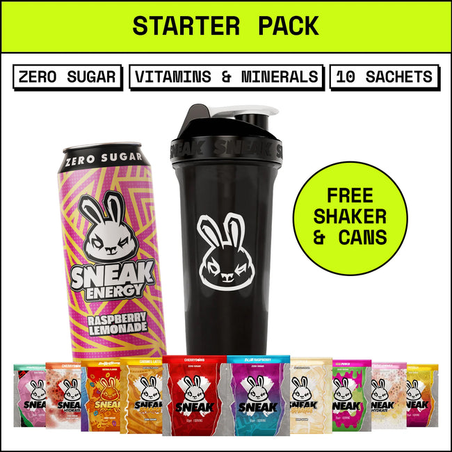 FUEL YOUR DAY WITH SNEAK STARTER PACK