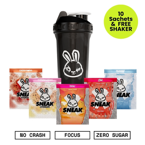FUEL YOUR DAY WITH SNEAK STARTER PACK