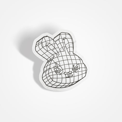 Elite Net Bunny Vinyl Sticker