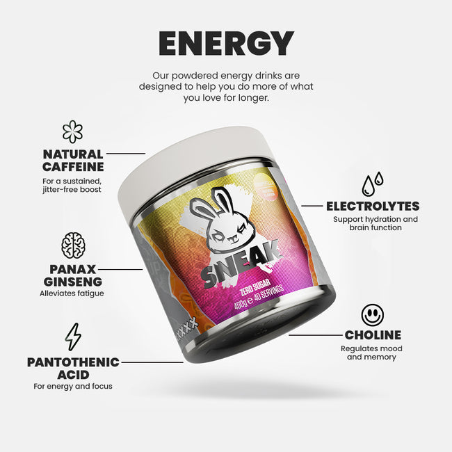 Tropical energy drink tub