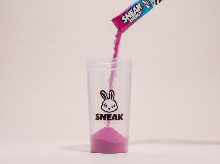 Empty one stick into your shaker